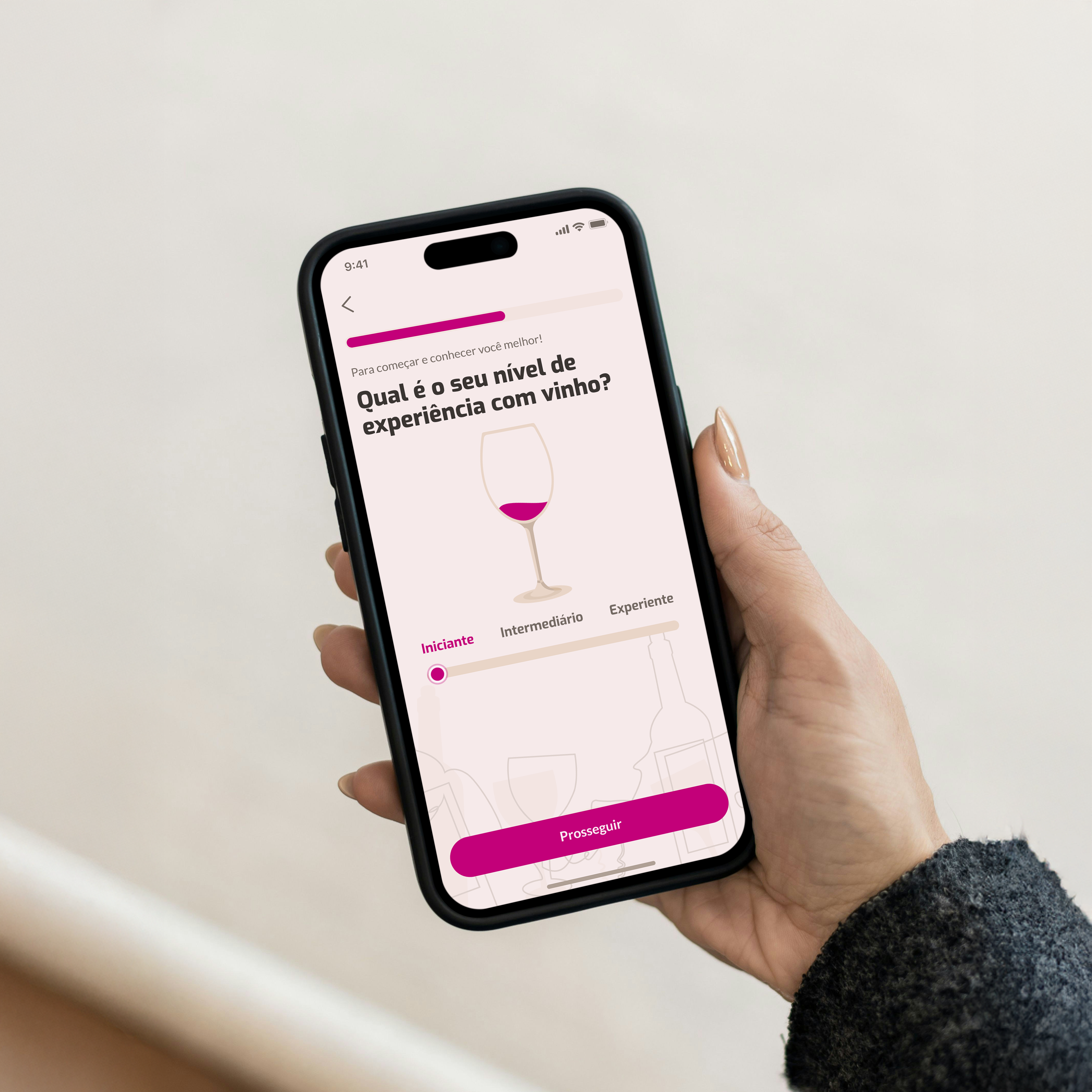 Onboarding para o App Wine