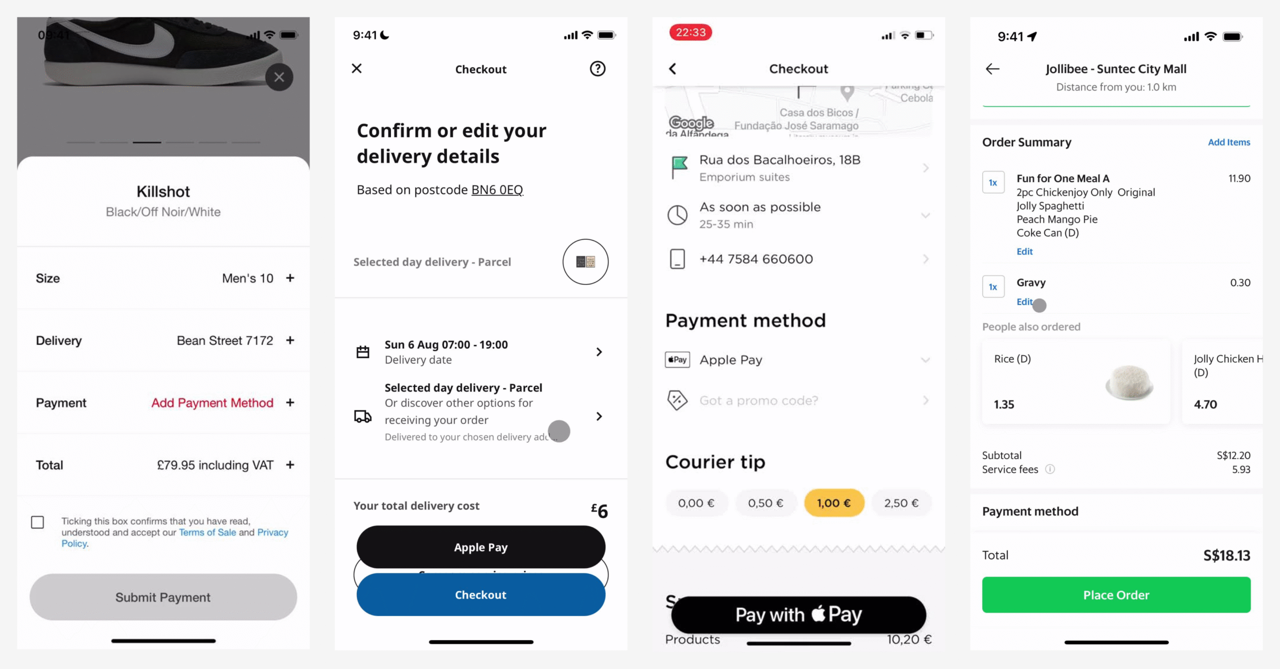 Benchmarking — referências de checkout